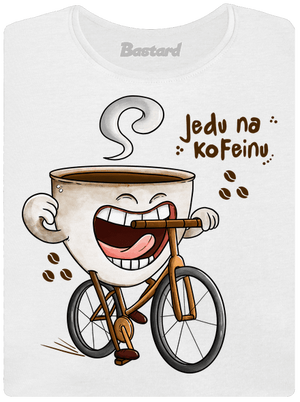 Jedu na kofeinu dámské tričko White