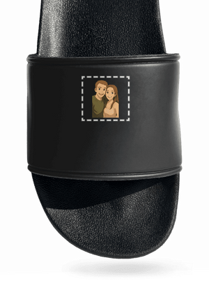 Ghibli efekt z vlastní fotky pantofle Black