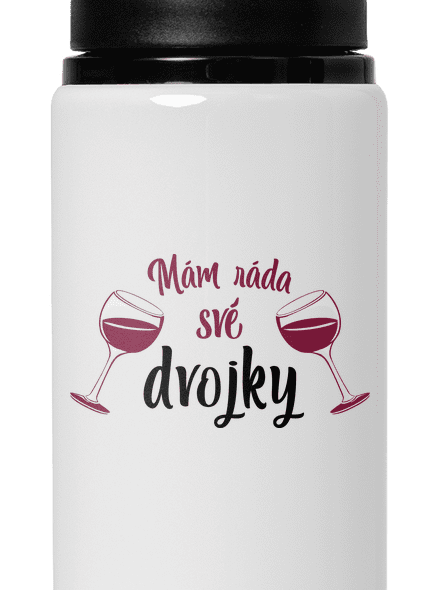 Dvojky lahev na vodu White