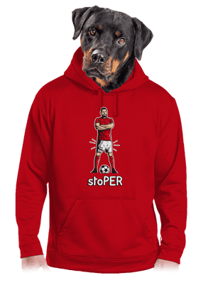 Stoper pánská mikina klokanka Red