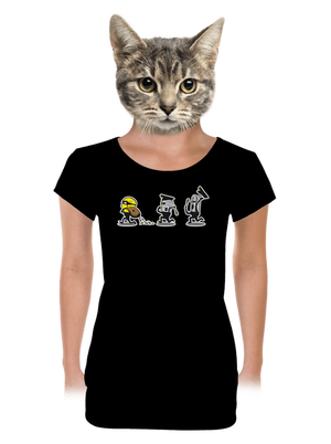 dámské tričko s lemem