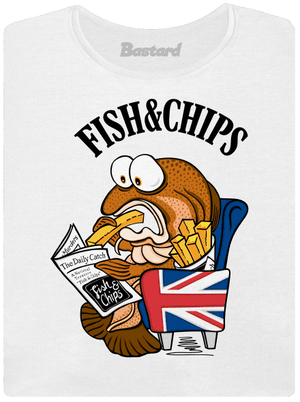 Fish and chips dámské tričko White