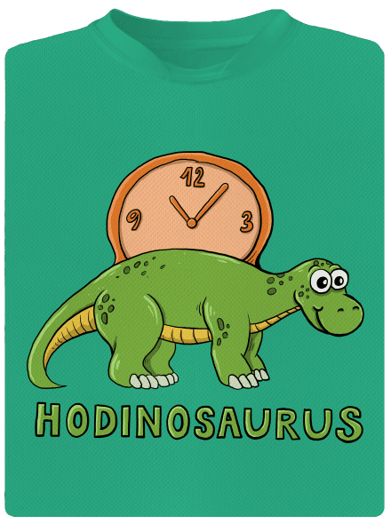 Hodinosaurus pánské sportovní tričko Mint Mal