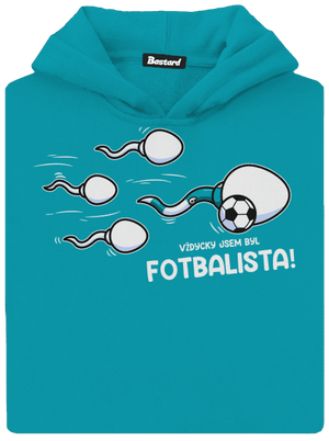 Vždycky jsem byl... dětská mikina klokanka Hawaiian Blue