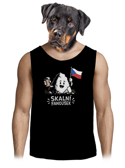 Největší skalní fanoušek pánské tílko Black