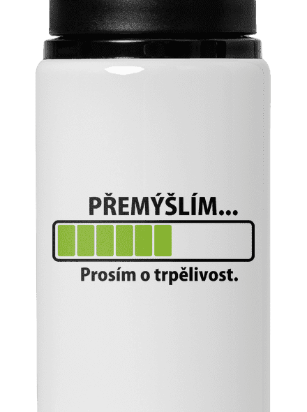 Přemýšlím lahev na vodu White