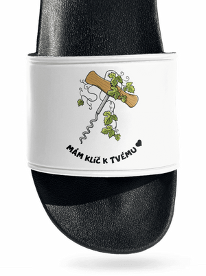 Otevři mé srdce pantofle White