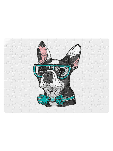 Francouzský džentlmen puzzle White