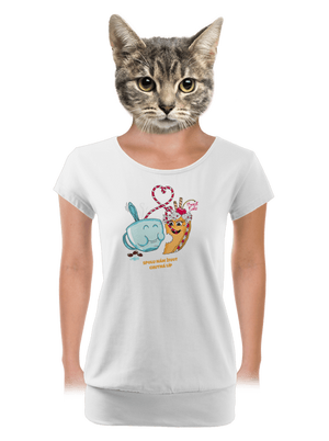 dámské tričko s lemem