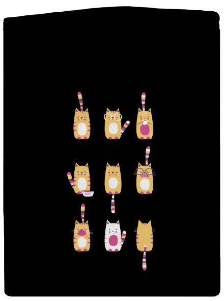 Meow dámská mikina na zip Black