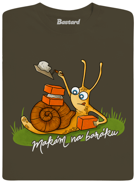 Makám na baráku pánské tričko Urban Khaki