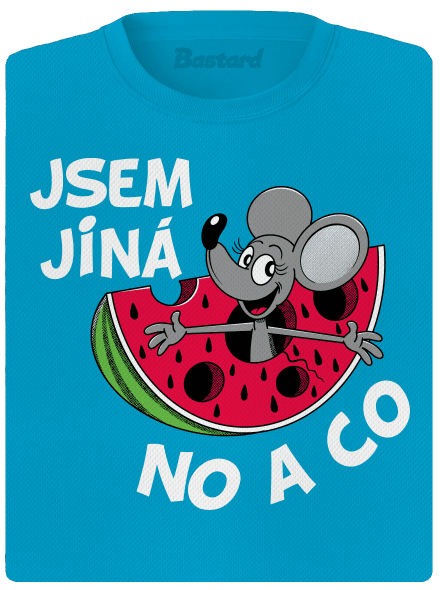 Jsem jiná dámské sportovní tričko Blue Atol
