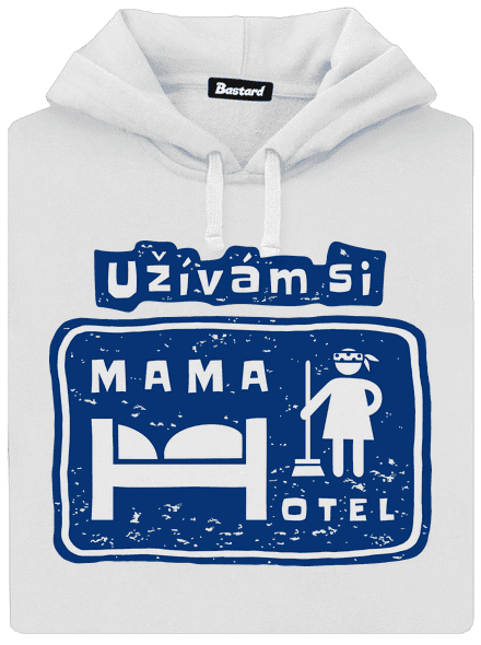 Mama Hotel dámská mikina klokanka White