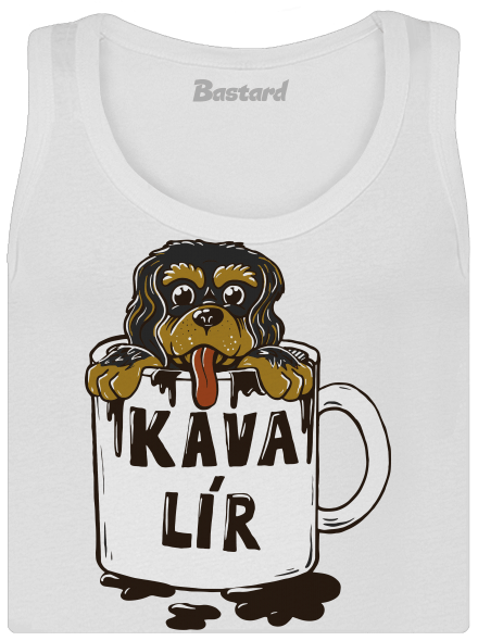 Kávalír dámské tílko klasické White