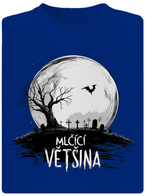 Mlčící většina pánské sportovní tričko Royal Blue Mal