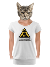 dámské tričko s lemem