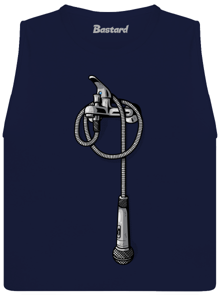 Ve sprše dámské tílko volné Navy