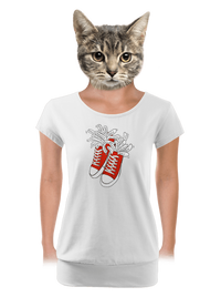 dámské tričko s lemem