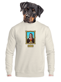 unisex mikina bez kapuce