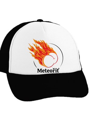 Meteořiť kšiltovka truckerka Black cap