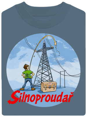 Silnoproudař unisex mikina bez kapuce Nordic Blue