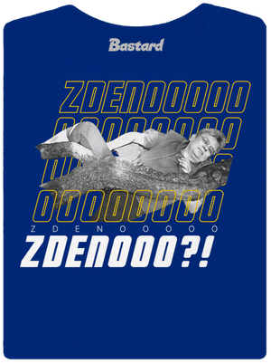 B18: Bába pod kořenem dámské tričko s lemem Royal Blue Mal