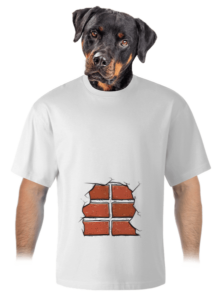 Cihličky unisex tričko oversized White