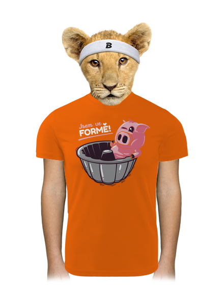 Ve formě dětské sportovní tričko Neon Orange