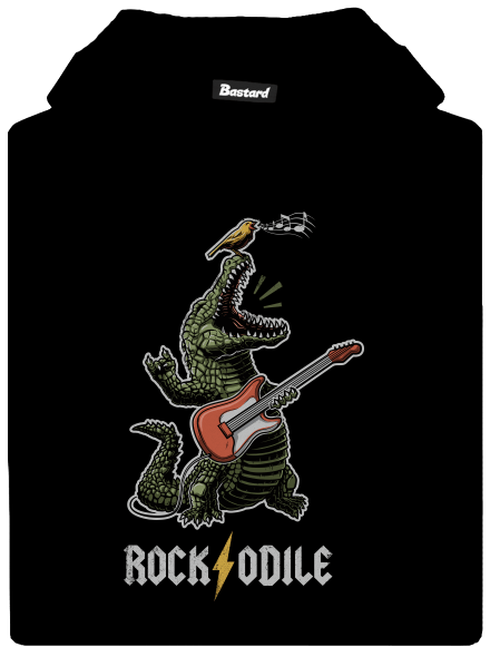 Rockodile dětská mikina klokanka Black