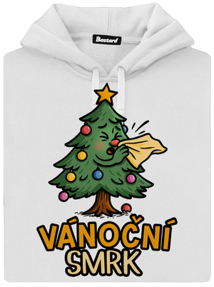 Vánoční smrk dámská mikina klokanka White