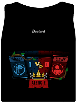 Příroda vs. člověk dámské tílko klasické Black