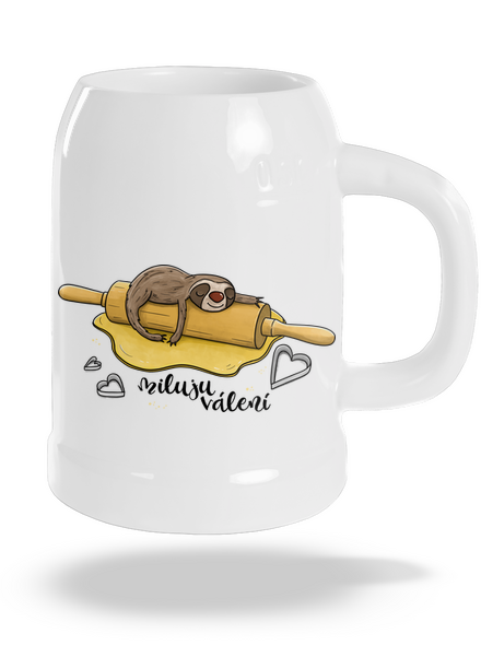 Miluju válení půllitr White