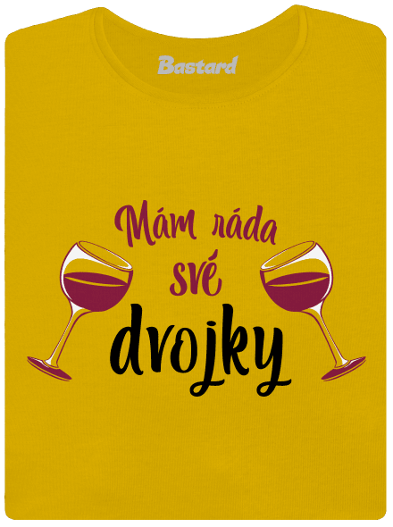 Dvojky dámské tričko Yellow