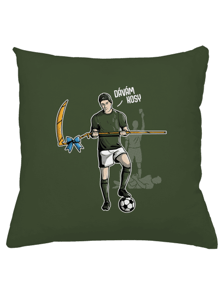 Dávám kosy polštář Olive Green