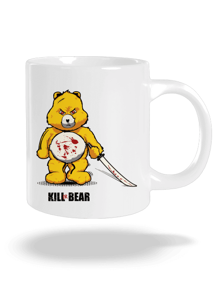 Killer bear velký hrnek White