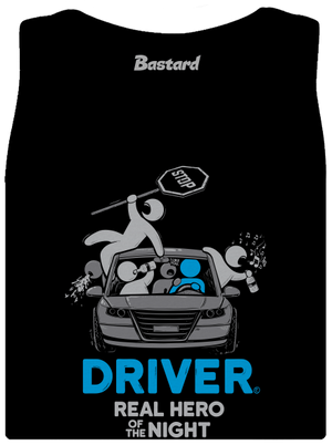 Driver dámské tílko klasické Black