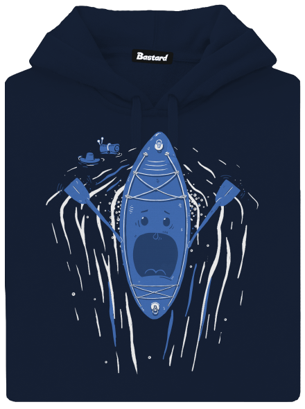 Ahhhh! pánská mikina klokanka Navy
