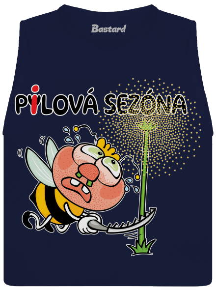Pylová sezóna dámské tílko volné Navy