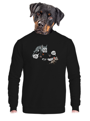 unisex mikina bez kapuce