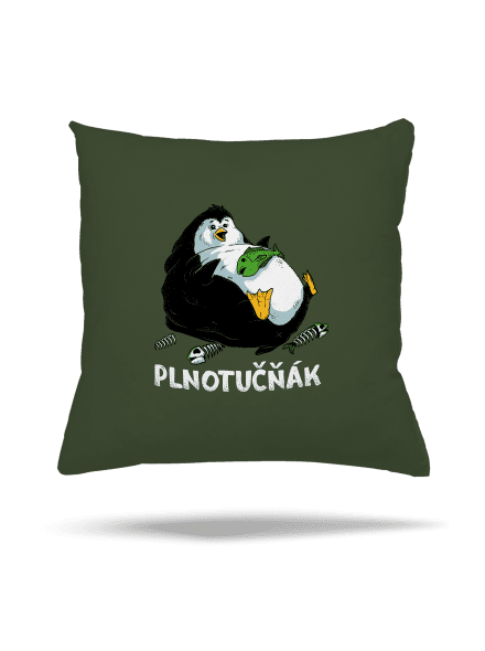 Plnotučňák polštář Olive Green