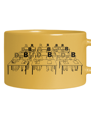 Cimrman: Debil, blbeček hrnek makronka Yellow Macaron