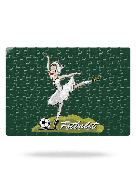 Fotbalet puzzle White