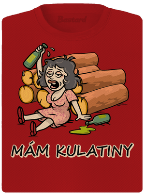 Mám kulatiny dámské sportovní tričko Red Mal