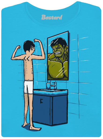 Hulk dámské tričko s lemem Blue Atol