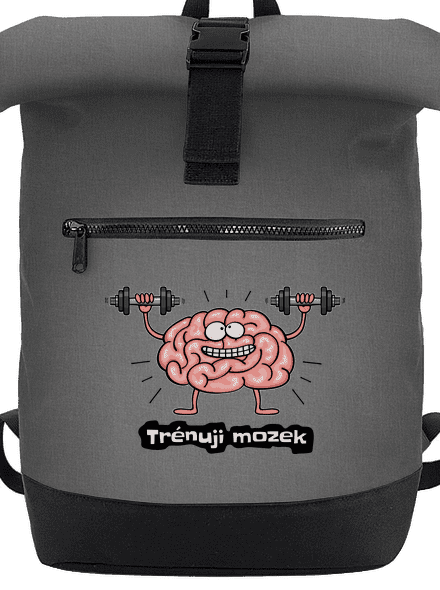 Trénuji mozek batoh Grey Marl
