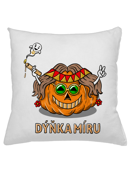 Dýňka míru polštář White