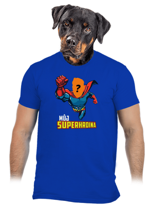Můj superhrdina pánské tričko Royal Blue