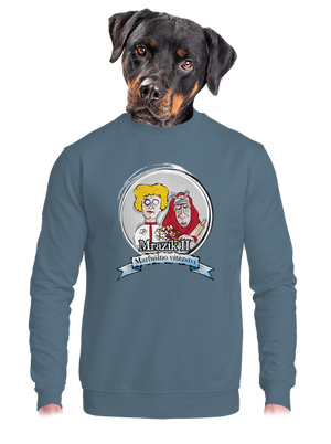 unisex mikina bez kapuce