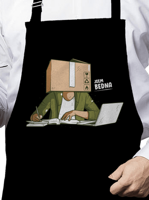 Jsem bedna zástěra Black