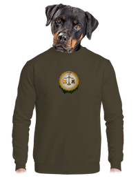 unisex mikina bez kapuce